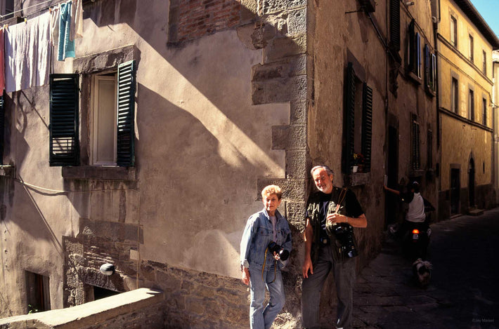 Two Photographers Posing, Cortona