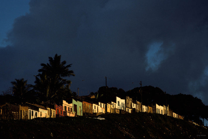 Row of Houses in Sunset Light, Bahia