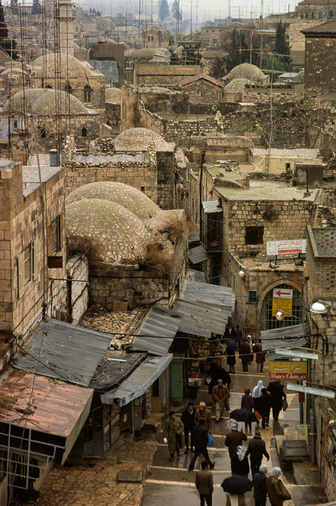 Overhead of Street, Jerusalem