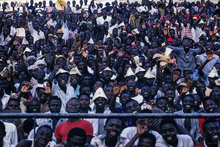 Fans at Stadium, Ghana