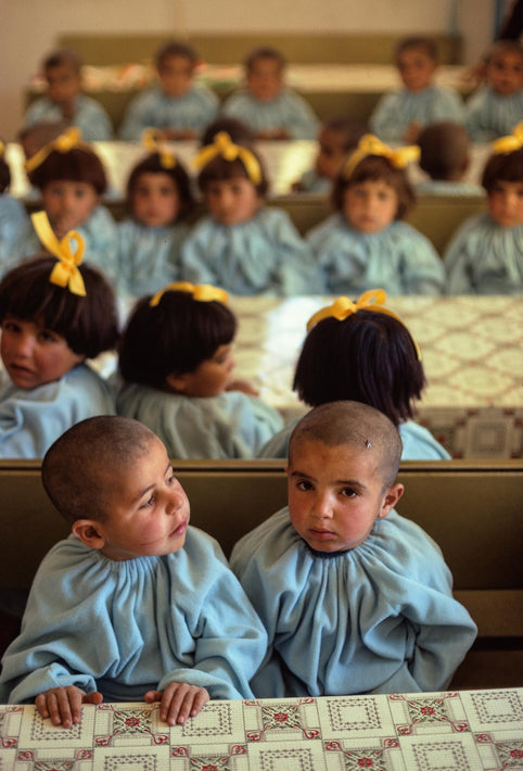 Children in Blue at School, Iran