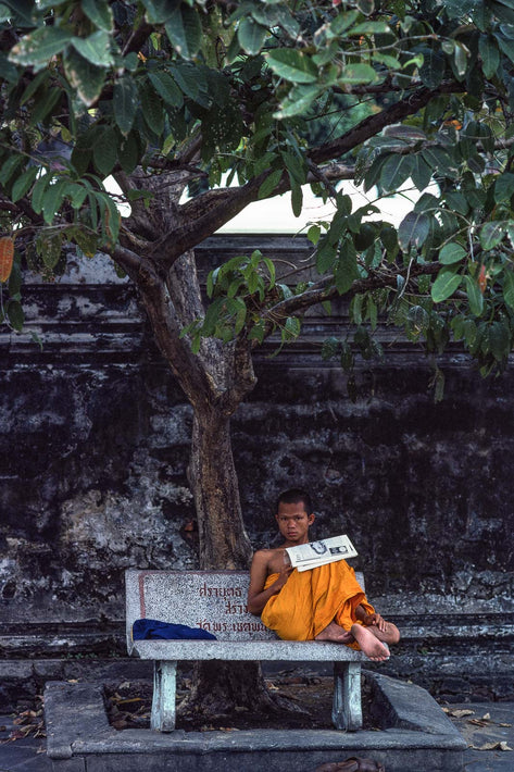 Young Man on Bench, Bangkok