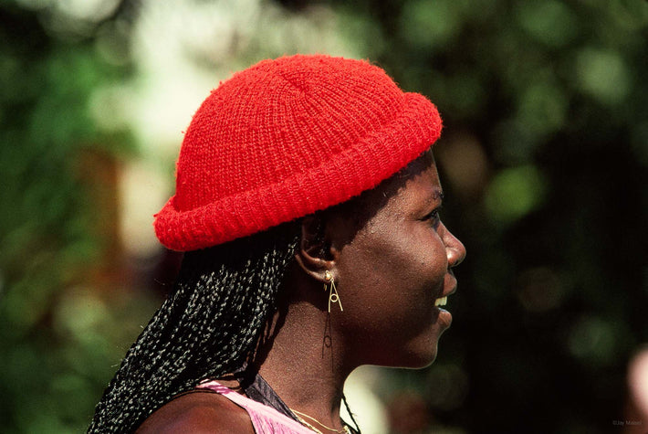 Woman, Red Cap, Jamaica