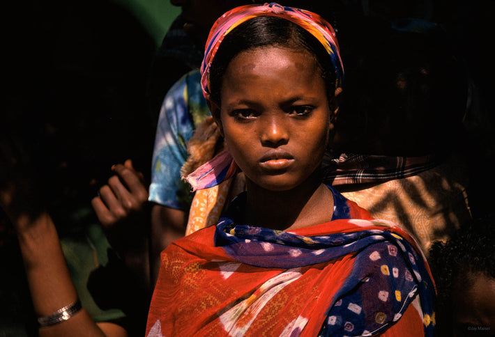 Young Woman Staring at Camera, Somalia
