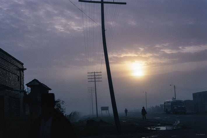 Fogs, Clouds, Telephone Poles, Colombia
