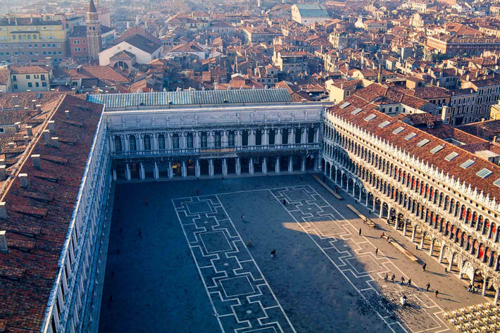 Overhead View of Piazza San Marco, Venice