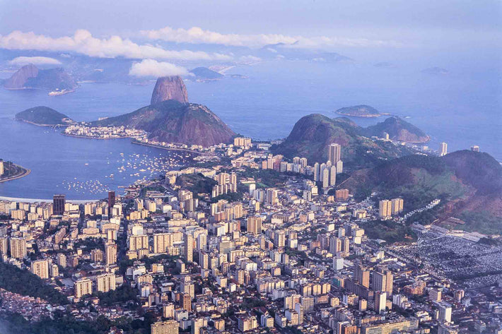 Medium View of Rio from Mount Corcovado, Rio de Janeiro