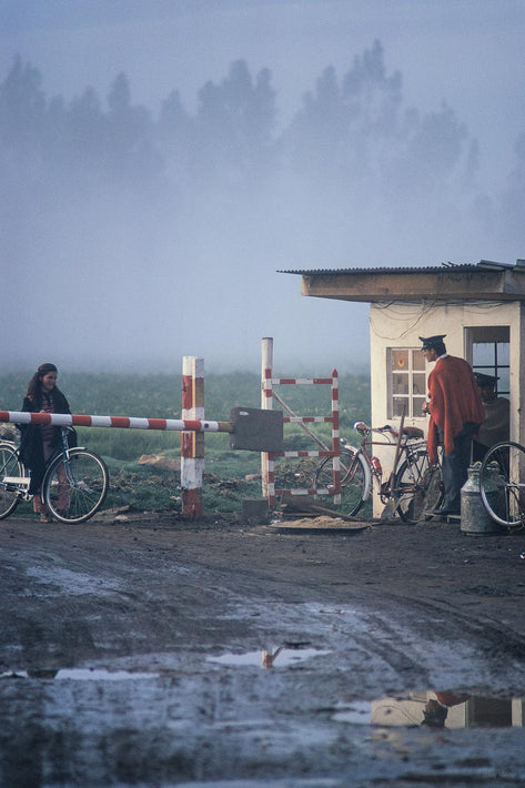 Bicycles at Border, Colombia