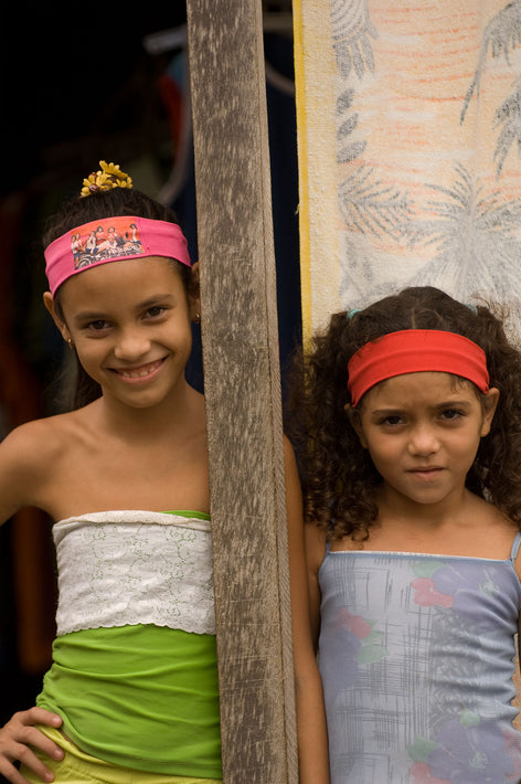 Two Young Girls, Amazon, Brazil