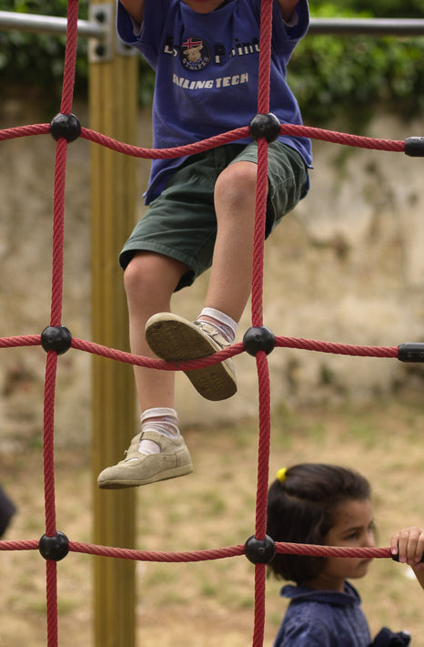 Kid on Jungle Gym, Unknown Locale, Italy