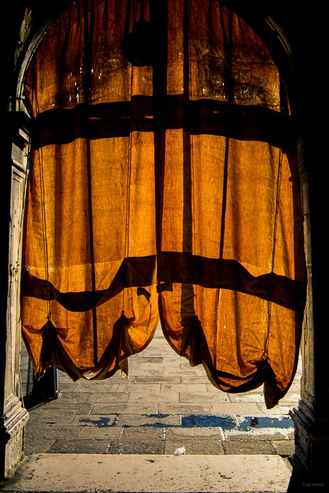 Backlit Arch with Fabric, Venice