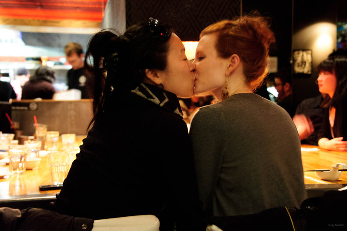 Two Women Kissing, NYC