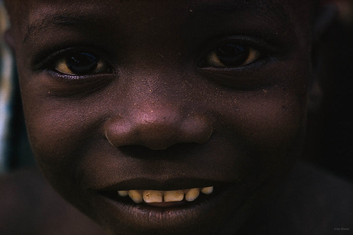 Very Close Up of Child's Face, Liberia