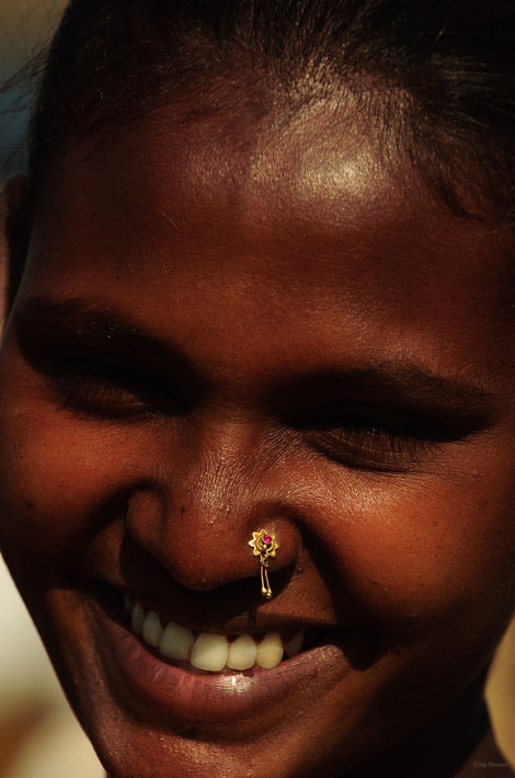 Head, Woman with Nose Rings, Mumbai