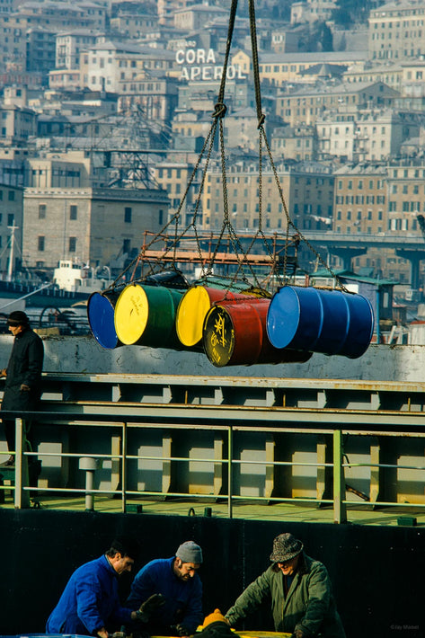 Overhead Barrels, Genoa, Italy