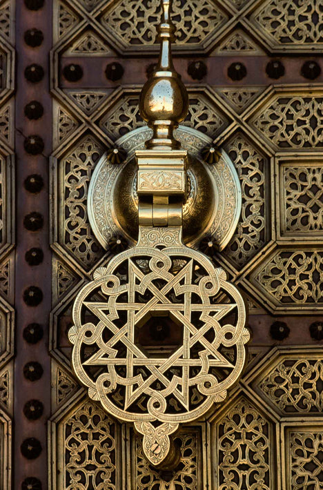 Detail of Ornate Door, Marrakech