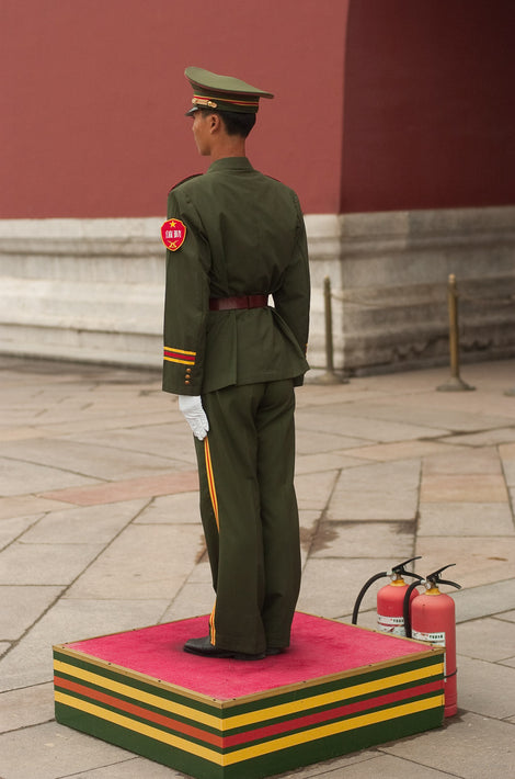 Military at Attention, Beijing