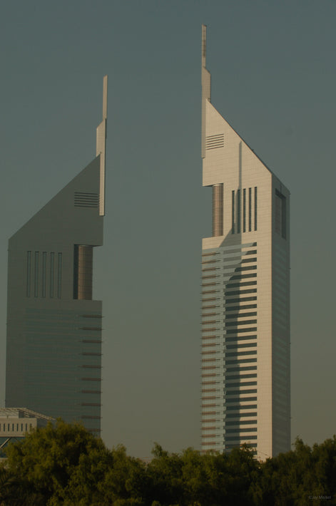 Two Matching Buildings, Dubai