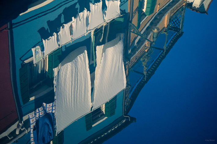 Reflection of White Laundry, Burano