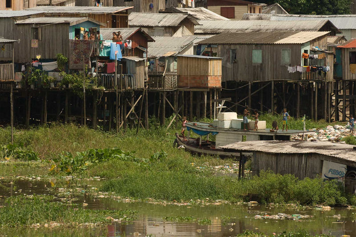 Houses on Stilts, Amazon, Brazil