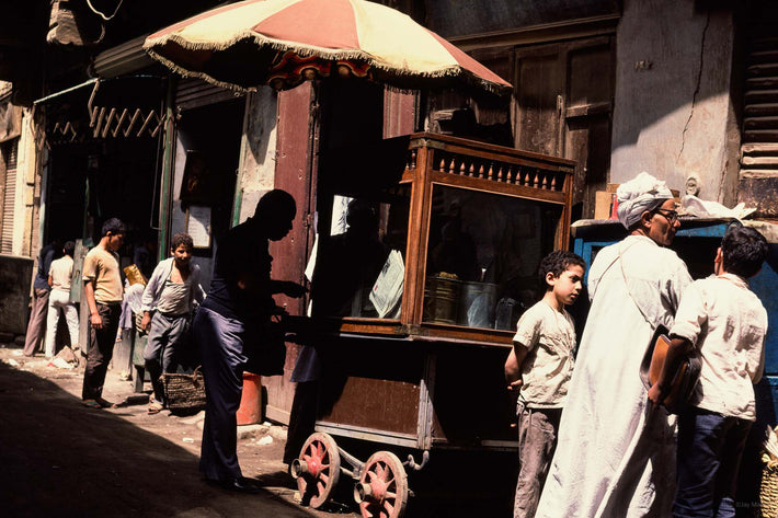 Street with Cart and Umbrella, Egypt
