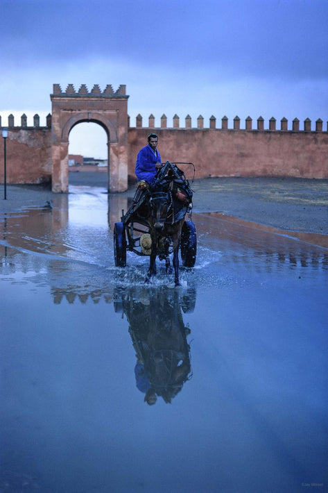 Wagon and Reflection, Marrakech