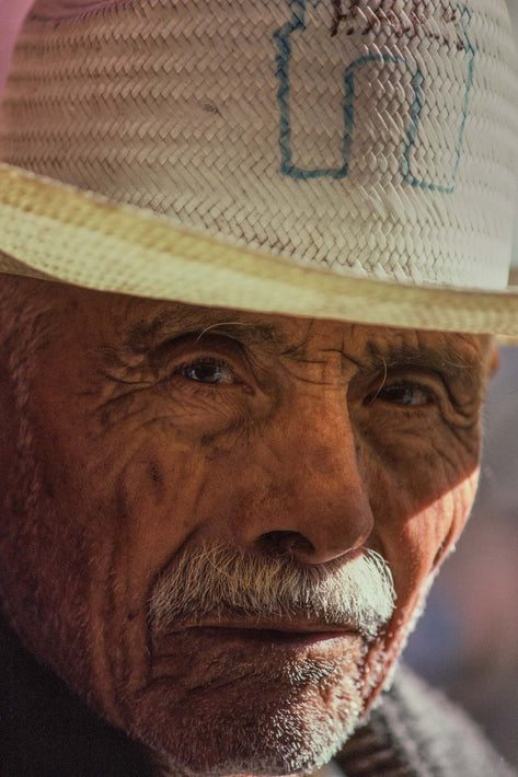 Older Man, Close-up Head, Oaxaca