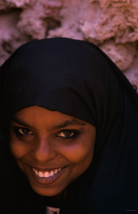 Young Woman with Black Headpiece 1, Lamu, Kenya
