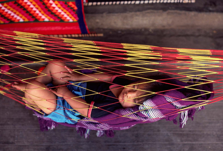 Kid Asleep in Hammock, Oaxaca