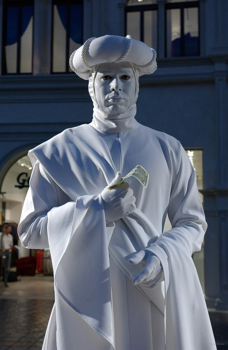 White Figure with $1 Bill, Las Vegas
