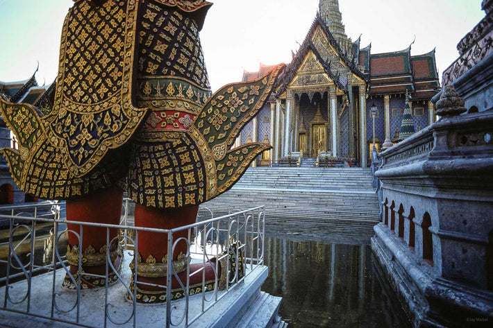Figure with Architecture, Bangkok