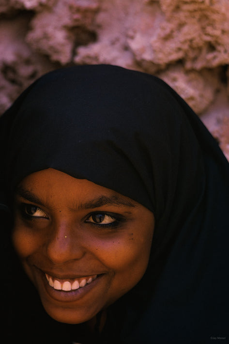 Young Woman with Black Headpiece 2, Lamu, Kenya