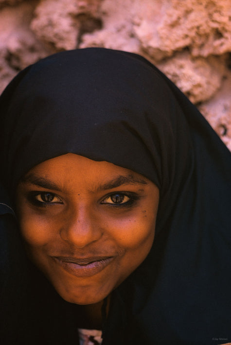 Young Woman with Black Headpiece 3, Lamu, Kenya