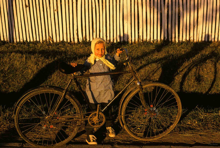 Child with Bike, Romania