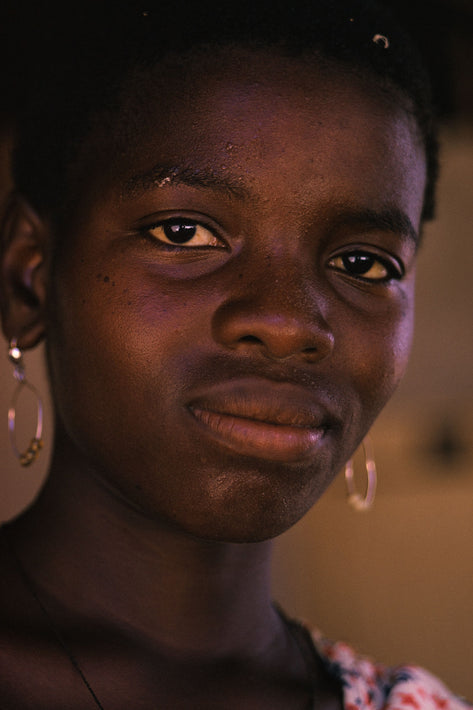 Young Woman with Hoop Earrings, Liberia