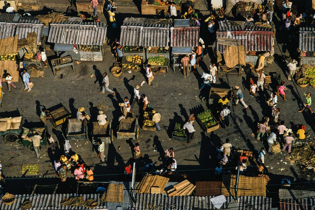 Market Aerial 2, Colombia – Jay Maisel