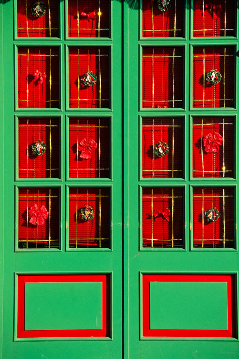 Green and Red Doors, Burano