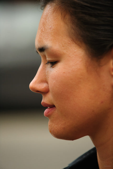 Profile, Young Woman, Seattle