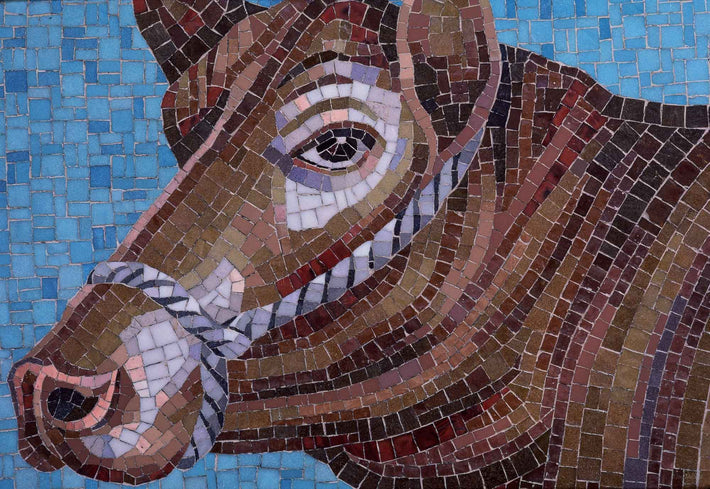 Tile Mosaic of Cow, Ireland