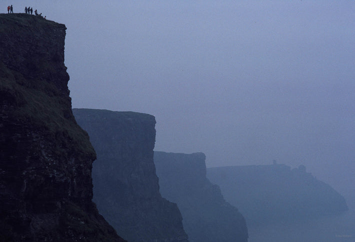 Cliffs, Tiny Figures from Below, Ireland