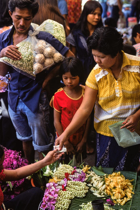 Family at Market, Bangkok