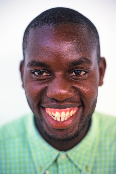 Head, Man in Green Smiling, Jamaica