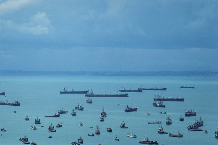 Ships in Harbor, Singapore