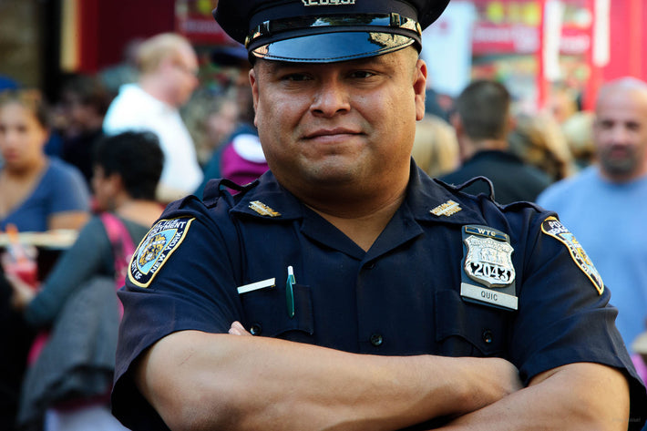 Cop with Arms Folded, NYC
