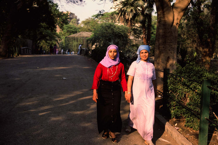 Two Girl Holding Hands, Egypt