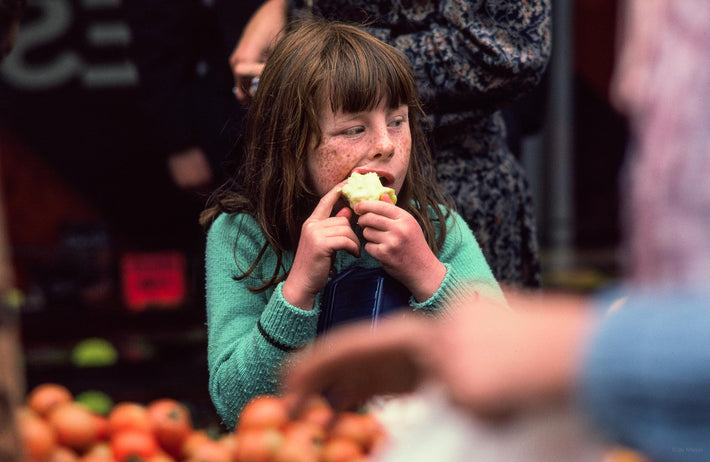 Child Eating Fruit, Ireland