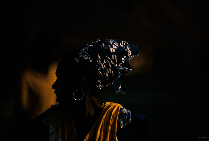 Profile of Woman with Hoop Earring, Somalia