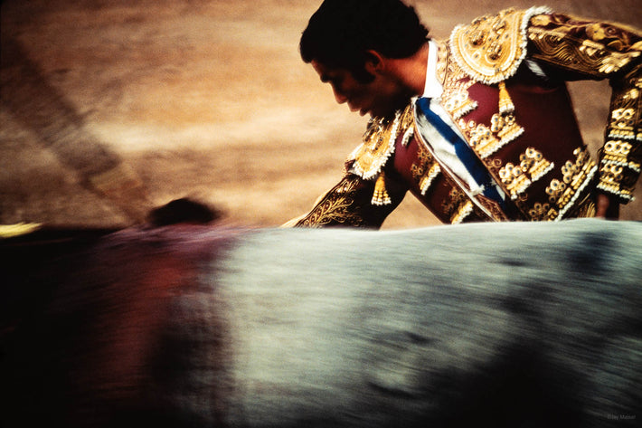 Back of Bull, Profile of Matador, Mexico