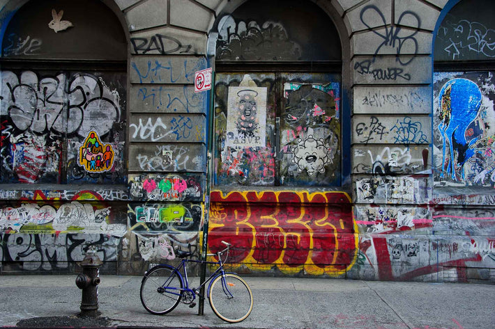 Grafitti with Woman #2, NYC
