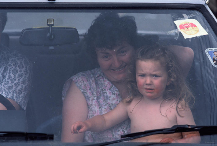 Smiling Mom, Unhappy Kid, Ireland